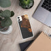 Custom Alameda California Map Phone Case in Ember