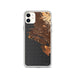 Custom Alameda California Map Phone Case in Ember