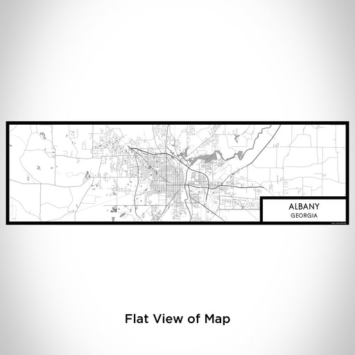Flat View of Map Custom Albany Georgia Map Enamel Mug in Classic