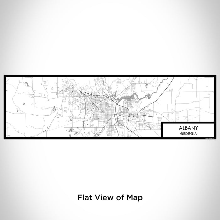 Flat View of Map Custom Albany Georgia Map Enamel Mug in Classic