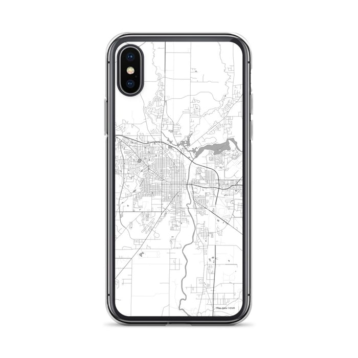 Custom Albany Georgia Map Phone Case in Classic