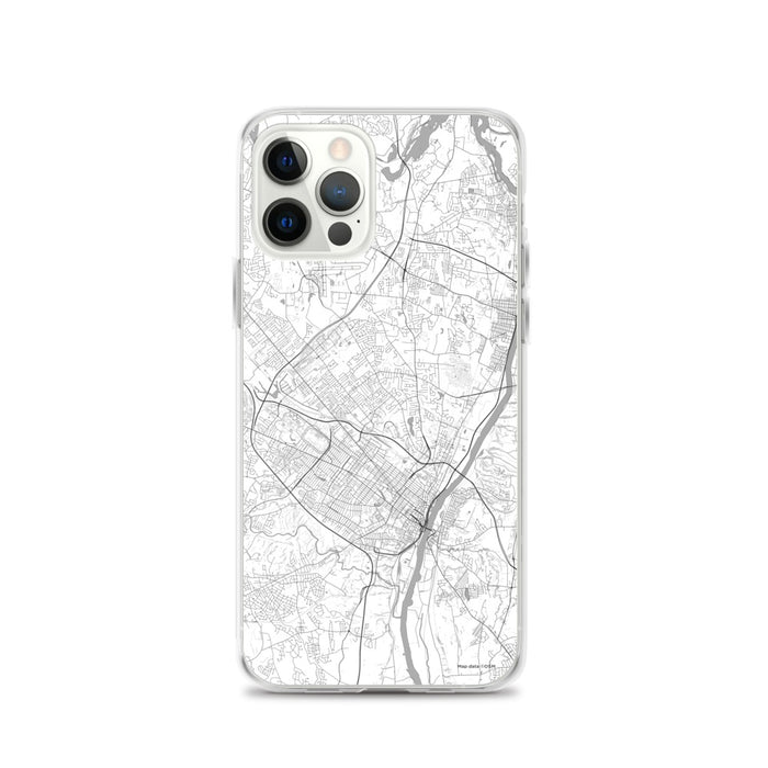 Custom Albany New York Map iPhone 12 Pro Phone Case in Classic