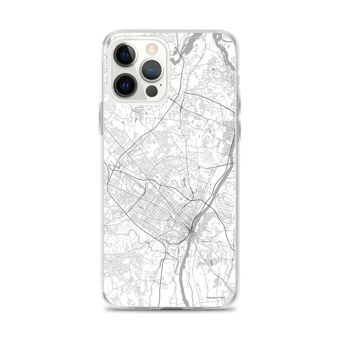 Custom Albany New York Map iPhone 12 Pro Max Phone Case in Classic