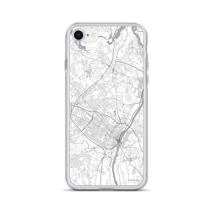 Custom Albany New York Map iPhone SE Phone Case in Classic