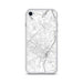 Custom Albany New York Map iPhone SE Phone Case in Classic