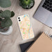 Custom Albany New York Map Phone Case in Watercolor