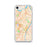 Custom Albany New York Map iPhone SE Phone Case in Watercolor
