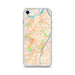 Custom Albany New York Map iPhone SE Phone Case in Watercolor