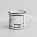 Right View Custom Albany Oregon Map Enamel Mug in Classic