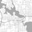 Albert Lea Minnesota Map Print in Classic Style Zoomed In Close Up Showing Details