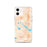 Custom Albert Lea Minnesota Map iPhone 12 Phone Case in Watercolor