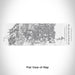 Rendered View of Albuquerque New Mexico Map Engraving on 10oz Stainless Steel Insulated Cup with Sliding Lid in White