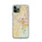 Custom Albuquerque New Mexico Map Phone Case in Woodblock