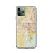 Custom Albuquerque New Mexico Map Phone Case in Woodblock
