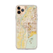 Custom Albuquerque New Mexico Map Phone Case in Woodblock