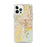 Custom Albuquerque New Mexico Map iPhone 12 Pro Max Phone Case in Woodblock