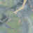 Alcova Wyoming Map Print in Afternoon Style Zoomed In Close Up Showing Details