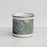 Front View Custom Alcova Wyoming Map Enamel Mug in Afternoon