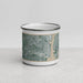 Front View Custom Alexandria Virginia Map Enamel Mug in Afternoon