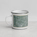 Left View Custom Alexandria Virginia Map Enamel Mug in Afternoon