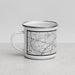 Left View Custom Alexandria Virginia Map Enamel Mug in Classic