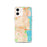 Custom Alexandria Virginia Map iPhone 12 Phone Case in Watercolor
