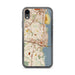 Custom Alexandria Virginia Map Phone Case in Woodblock