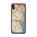 Custom Alexandria Virginia Map Phone Case in Woodblock