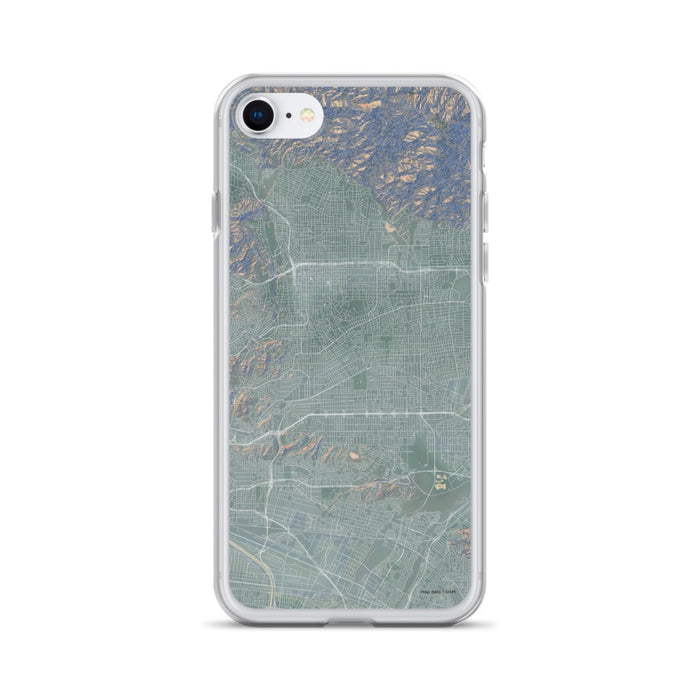Custom iPhone SE Alhambra California Map Phone Case in Afternoon