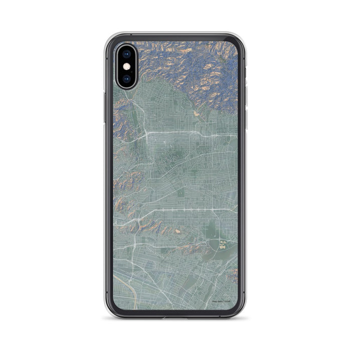 Custom iPhone XS Max Alhambra California Map Phone Case in Afternoon