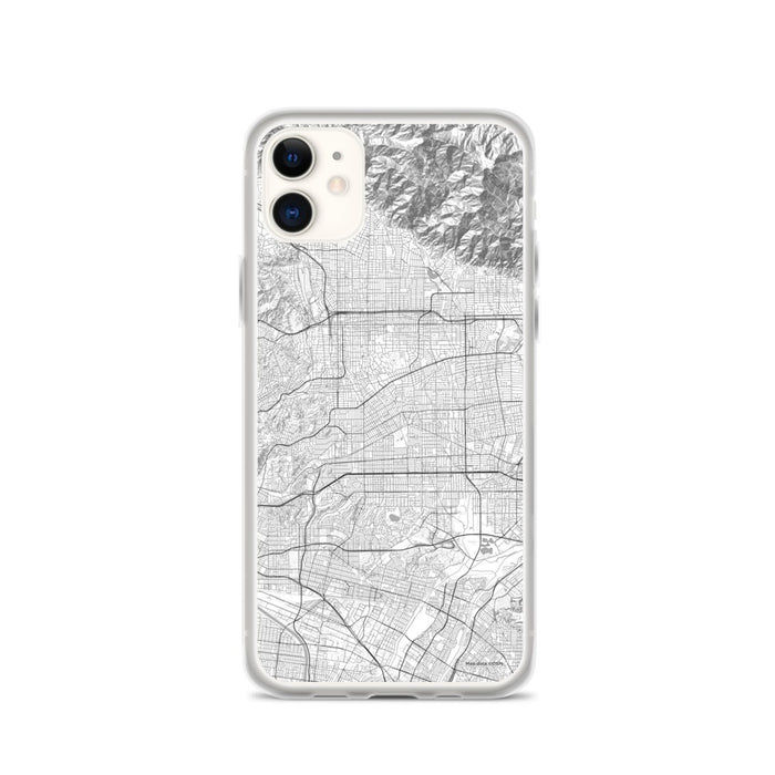 Custom iPhone 11 Alhambra California Map Phone Case in Classic