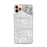 Custom iPhone 11 Pro Max Alhambra California Map Phone Case in Classic
