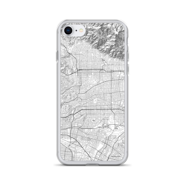 Custom iPhone SE Alhambra California Map Phone Case in Classic