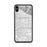 Custom iPhone XS Max Alhambra California Map Phone Case in Classic