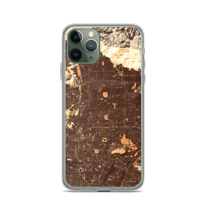 Custom iPhone 11 Pro Alhambra California Map Phone Case in Ember