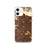 Custom iPhone 12 Alhambra California Map Phone Case in Ember