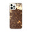 Custom iPhone 12 Pro Max Alhambra California Map Phone Case in Ember