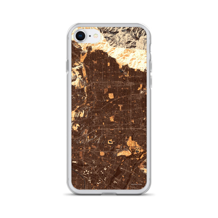 Custom iPhone SE Alhambra California Map Phone Case in Ember