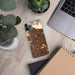 Custom Alhambra California Map Phone Case in Ember on Table with Laptop and Plant