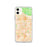 Custom iPhone 11 Alhambra California Map Phone Case in Watercolor