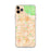 Custom iPhone 11 Pro Max Alhambra California Map Phone Case in Watercolor