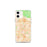 Custom iPhone 12 mini Alhambra California Map Phone Case in Watercolor