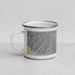 Left View Custom Aliso Viejo California Map Enamel Mug in Afternoon