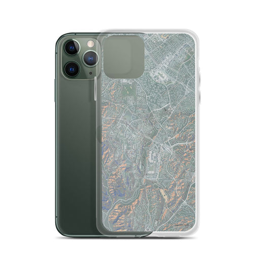 Custom Aliso Viejo California Map Phone Case in Afternoon
