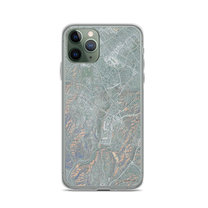Custom iPhone 11 Pro Aliso Viejo California Map Phone Case in Afternoon