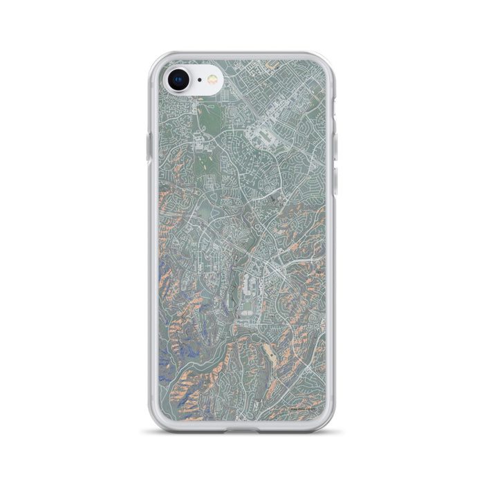 Custom iPhone SE Aliso Viejo California Map Phone Case in Afternoon