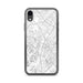 Custom iPhone XR Aliso Viejo California Map Phone Case in Classic