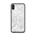Custom iPhone X/XS Aliso Viejo California Map Phone Case in Classic