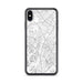 Custom iPhone XS Max Aliso Viejo California Map Phone Case in Classic