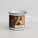 Right View Custom Aliso Viejo California Map Enamel Mug in Ember